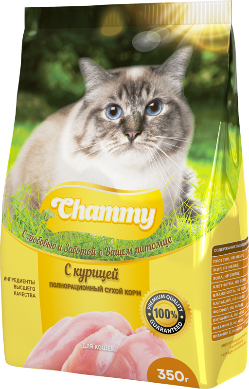 Полнорационный сухой корм с курицей